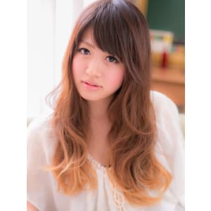 技ありグラデーションカラーのニュアンスロングa