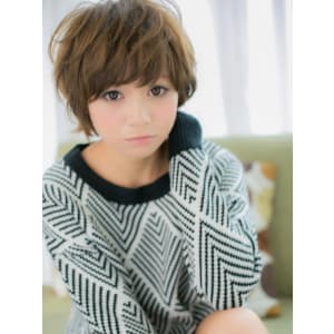 無造作感が、可愛いっ！ガーリーショートa