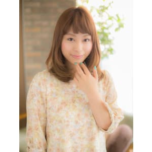 グラデカラー☆でゆるかわミディb