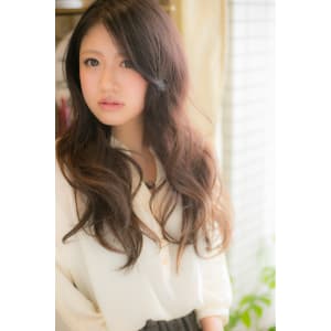 美人顔カラー☆ツヤふわロングb