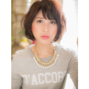 大人カジュアル☆★上品ゆるボブa