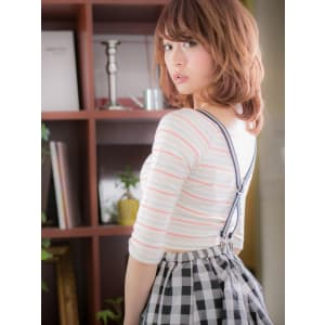 ゛うるツヤ゛ウェーブで☆ガーリーセミディb
