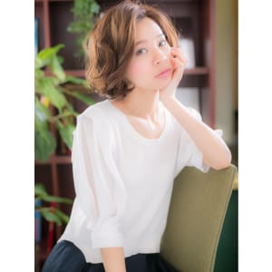 大人カジュアルなフェミニン☆ボブb