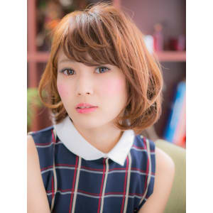 遊ぶ毛先が可愛い♪大人sweetボブa