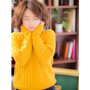 ランダムな毛先が◎大人ドーリーヘアｂ