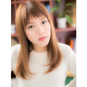 さらさら♪ストレート＋短めバングa