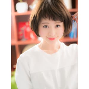 ゛短めバング゛で、脱！☆定番ボブa