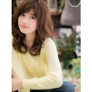 ダークカラーで大人ぽく！格上げくびれカールa