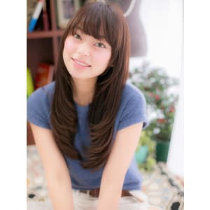 素髪感が魅力たおやかロングa