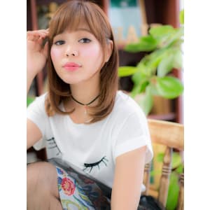 【まっすぐストレート】ほんのり♪くびれセミディ