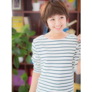 Happy ラフショート♪眉見せでCuteに♪