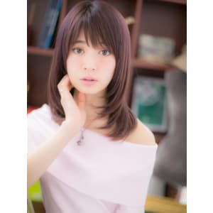 【ぱっつんバング】゛ダークトーン゛のさらつや♪ストレート