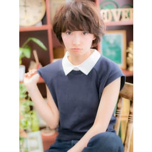《等身大の》ラフマッシュボブb