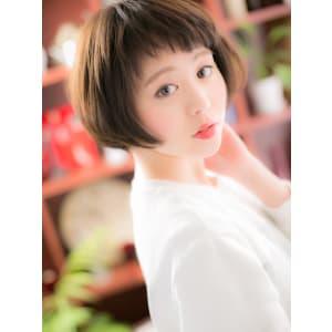 ゛短めバング゛で、脱！☆定番ボブｃ