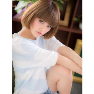 【ボブスタイル】好感度up♪なガーリーふわボブ