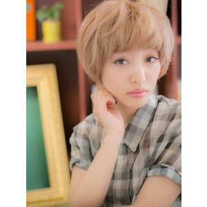【ハイトーン】≪ハイトーンｘ無造作感≫技ありショート