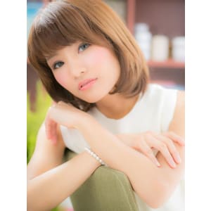 【ボブスタイル】清潔感ある♪好感ミディ