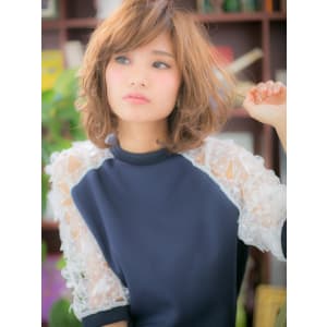 【デジタルパーマ】クールフェミニン‥なふわミディ