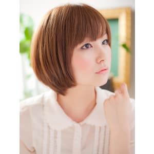 【まっすぐストレート】好感度◎愛され★マニッシュショートボブ