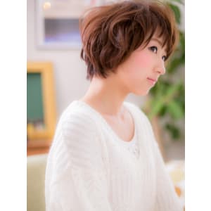 遊びバングが可愛い☆カジュアルショート2