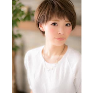 潤いカラー☆で゛シンプルショート゛2