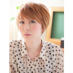 髪質までこだわる、大人のハイトーンショート2