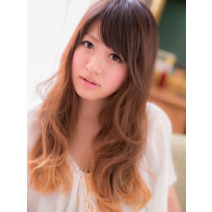 技ありグラデカラーのニュアンスロング2