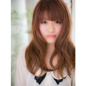 ゆるカールが可愛い...！柔らかSweetロングb