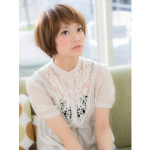 バングも決め手のおしゃれ度アップ★ショートa