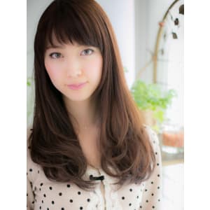 ストカールで創る、まとまるゆるロングb