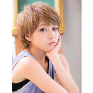 明るめでもツヤ感★マニッシュショートa