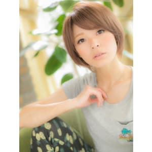 ツヤがポイント☆ナチュラルボブa