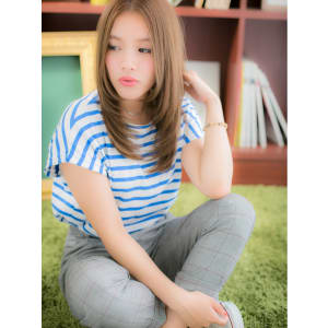 毛先にニュアンス・・しっとりストレートb