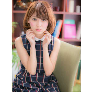 遊ぶ毛先が可愛い♪大人sweetボブb