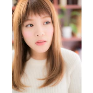 さらさら♪ストレート＋短めバングa