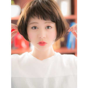 ゛短めバング゛で、脱！☆定番ボブa