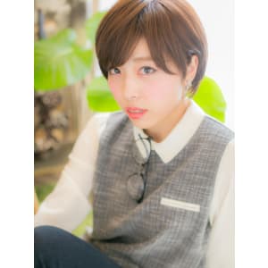 丸みがポイント☆シンプルショートb
