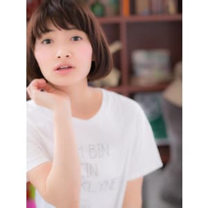 コンパクトなフォルムで狙う&小顔見せ&ボブa