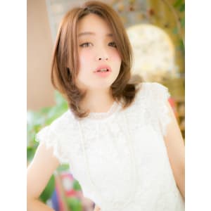 落ち着いた‥ミディアムレイヤ―ａ