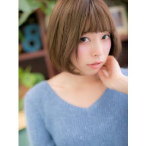 丸み♪シルエットの愛されボブa