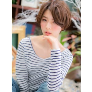 ドライな質感☆やわふわショートボブa