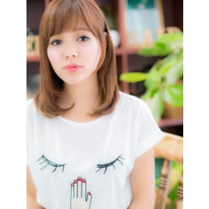 【まっすぐストレート】ほんのり♪くびれセミディ