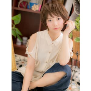 ピュアな透明感”美人顔”ショートb