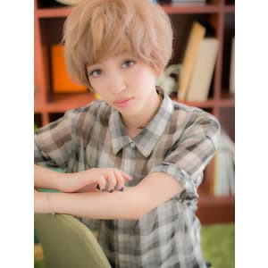 【ハイトーン】≪ハイトーンｘ無造作感≫技ありショート