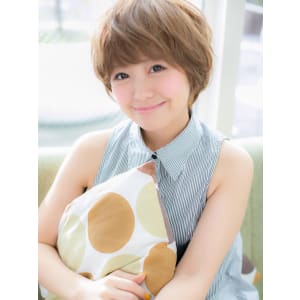 【ハイトーン】やわ♪ふわ♪目力も上げる、マッシュショート