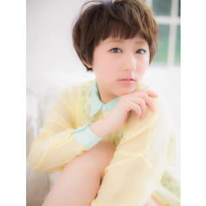 ぱっつん感が可愛い！個性派★マッシュボブa