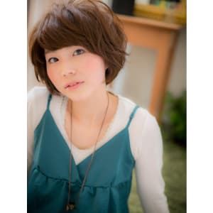 スタイリング楽々★パーマでふんわりショート