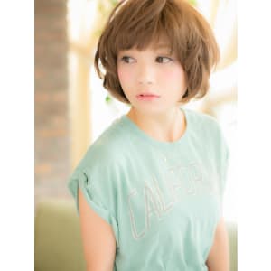 小顔も狙える♪好感・ラフボブa