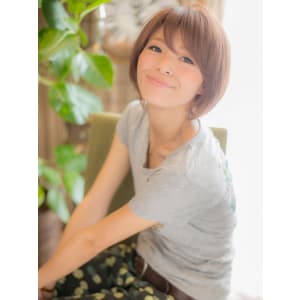 ツヤがポイント☆ナチュラルボブ