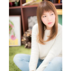 さらさら♪ストレート＋短めバングb
